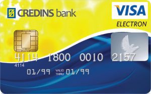 Visa Electron Credins Bank.