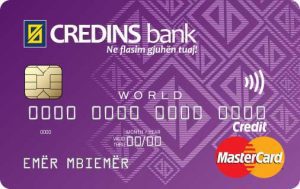 Karta World Credit Credins Bank