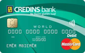 Karta World Debit Credins Bank